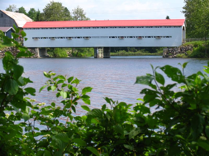 L’AnseStJean Covered Bridge La Matapédia